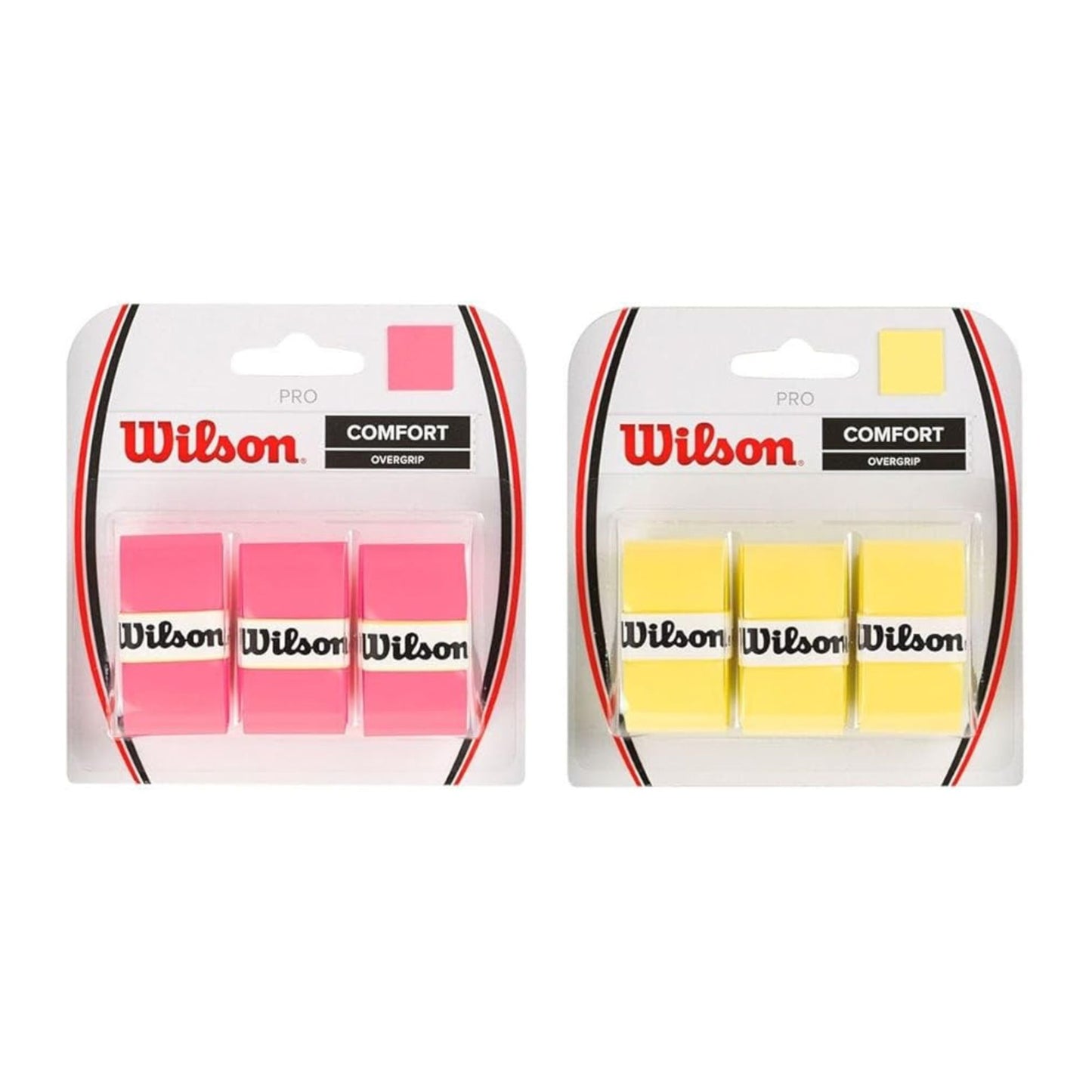 Wilson Overgrip Pink and Yellow