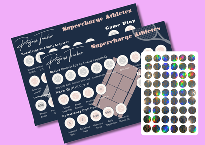 Double Pack Beginner and Improver - Blue Stickers