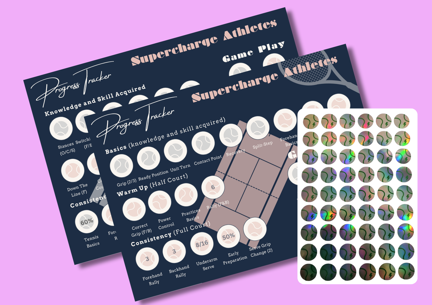 Double Pack Beginner and Improver - Green Stickers