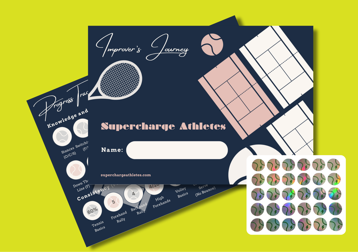 Improvers Journey Green Stickers