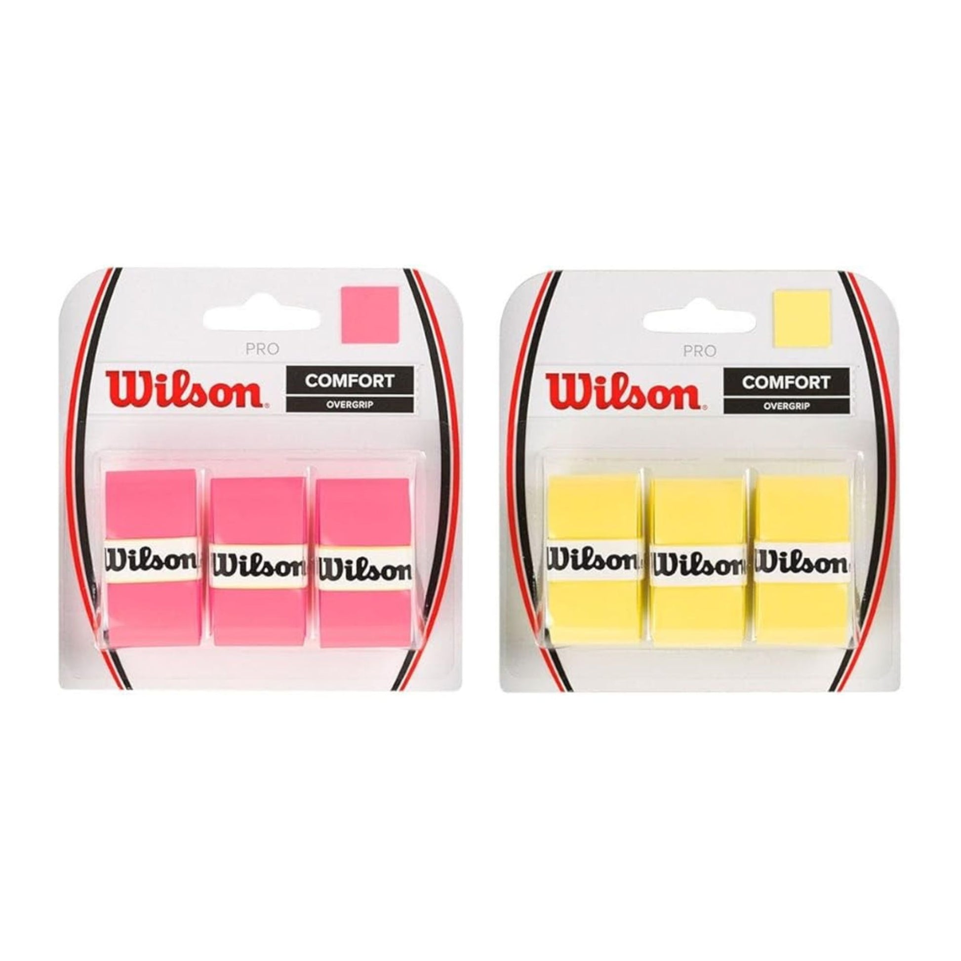 Wilson Overgrip Pink and Yellow